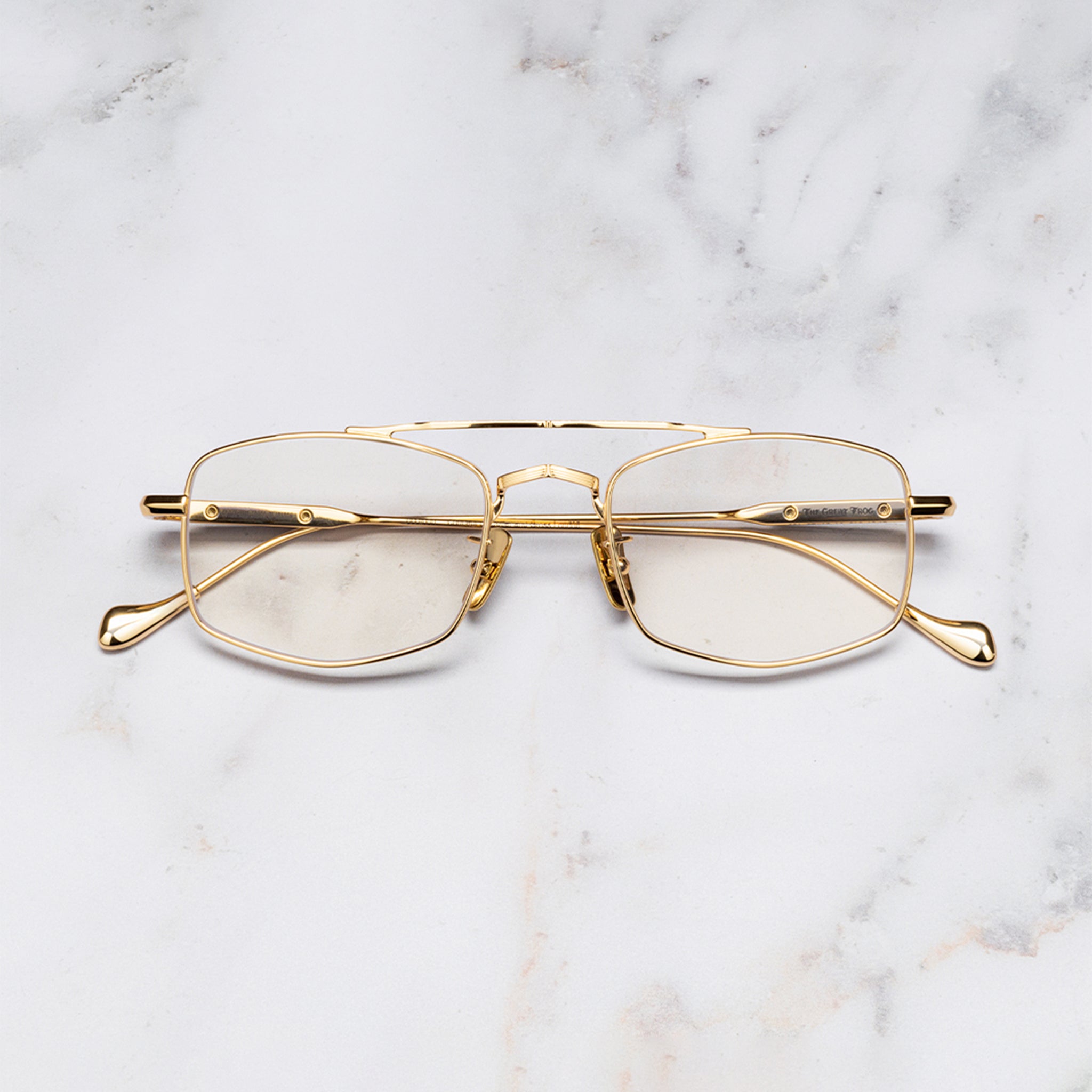 Cutler and Gross The Great Frog Bowie Rectangle Opticals