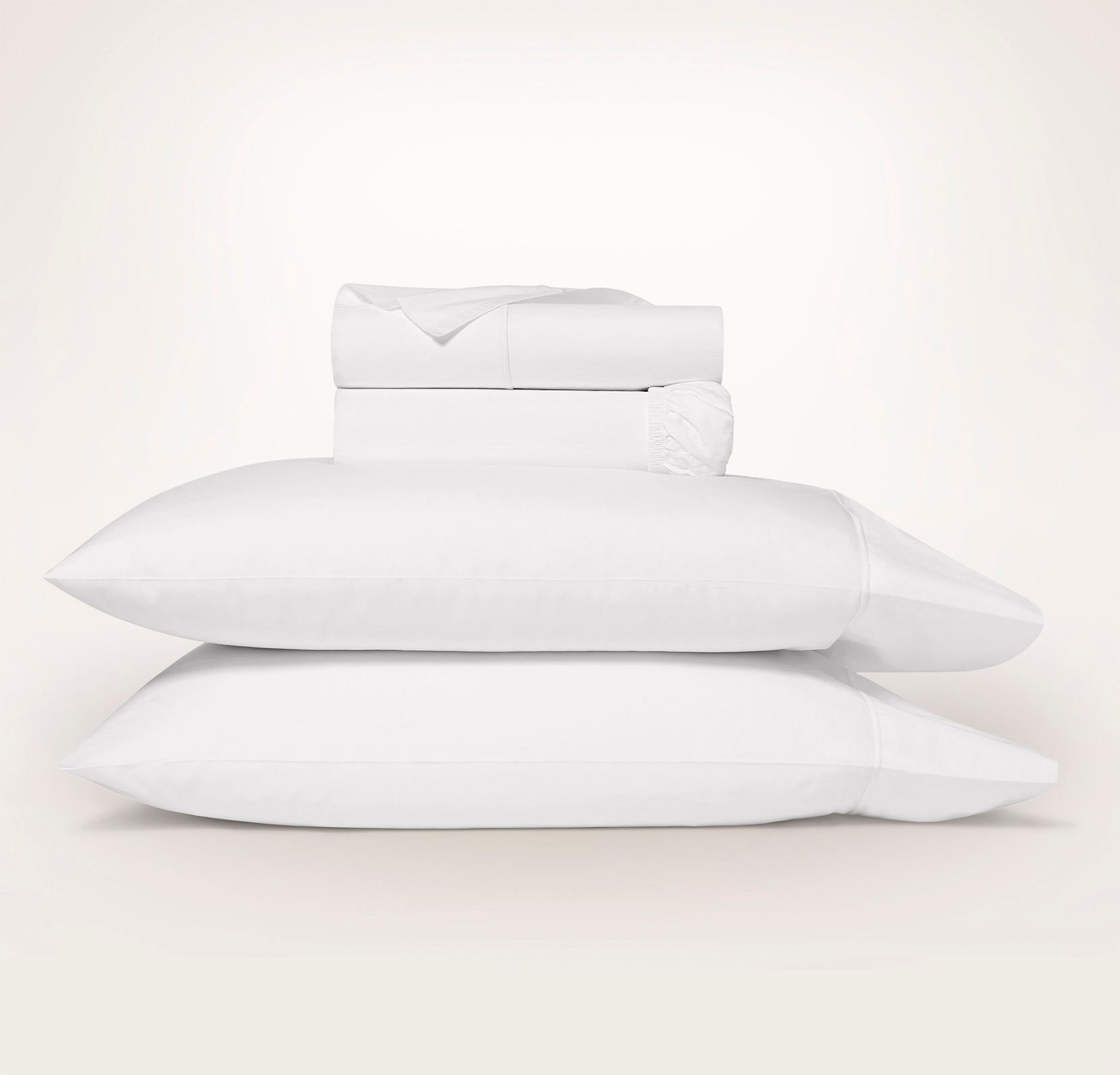 Bollandbranch Percale Embellished Sheet Set - White/White Embroidered