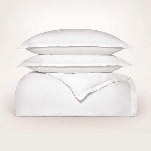 Bollandbranch Linen Duvet Set - White