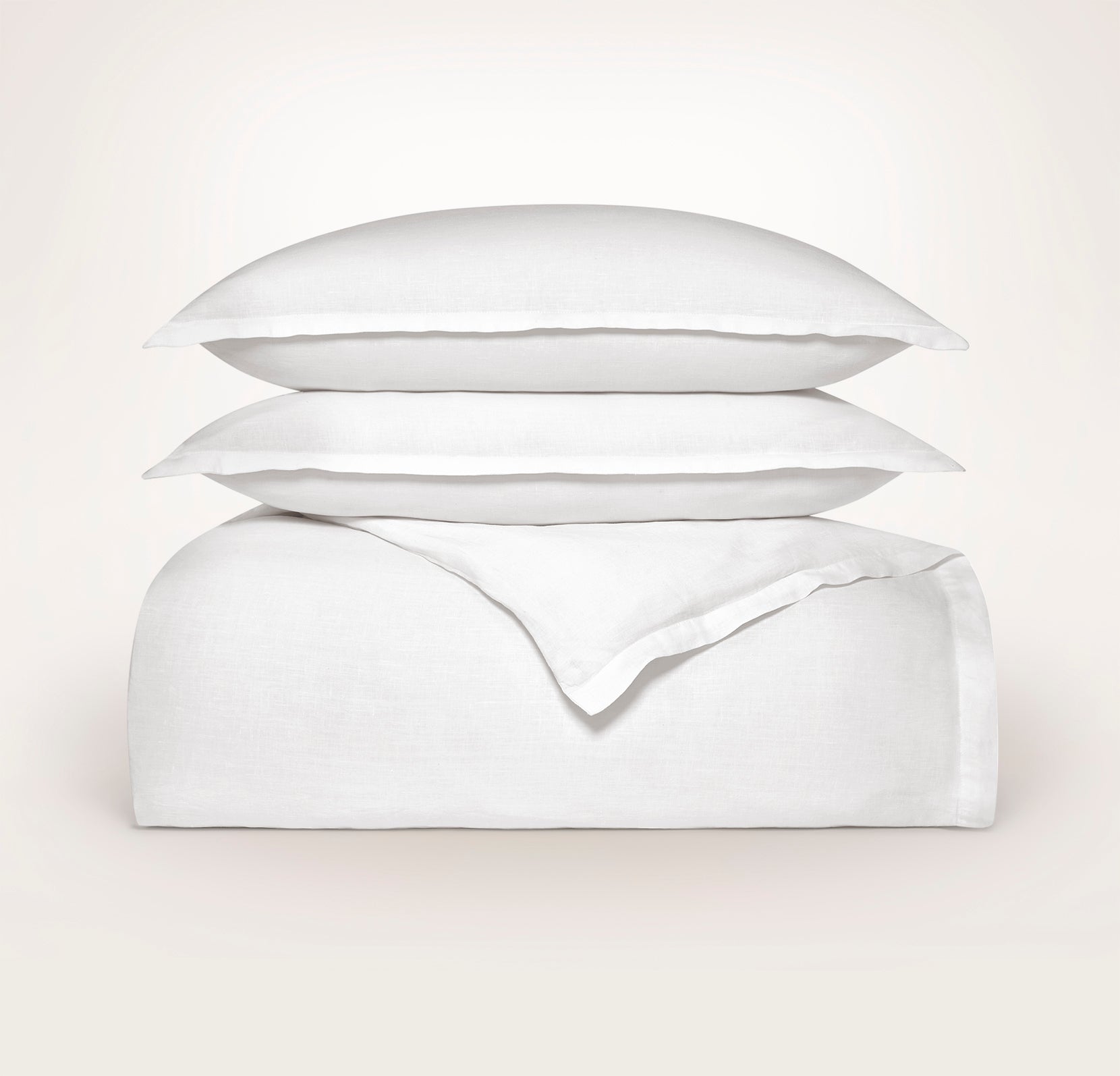 Bollandbranch Linen Duvet Set - White