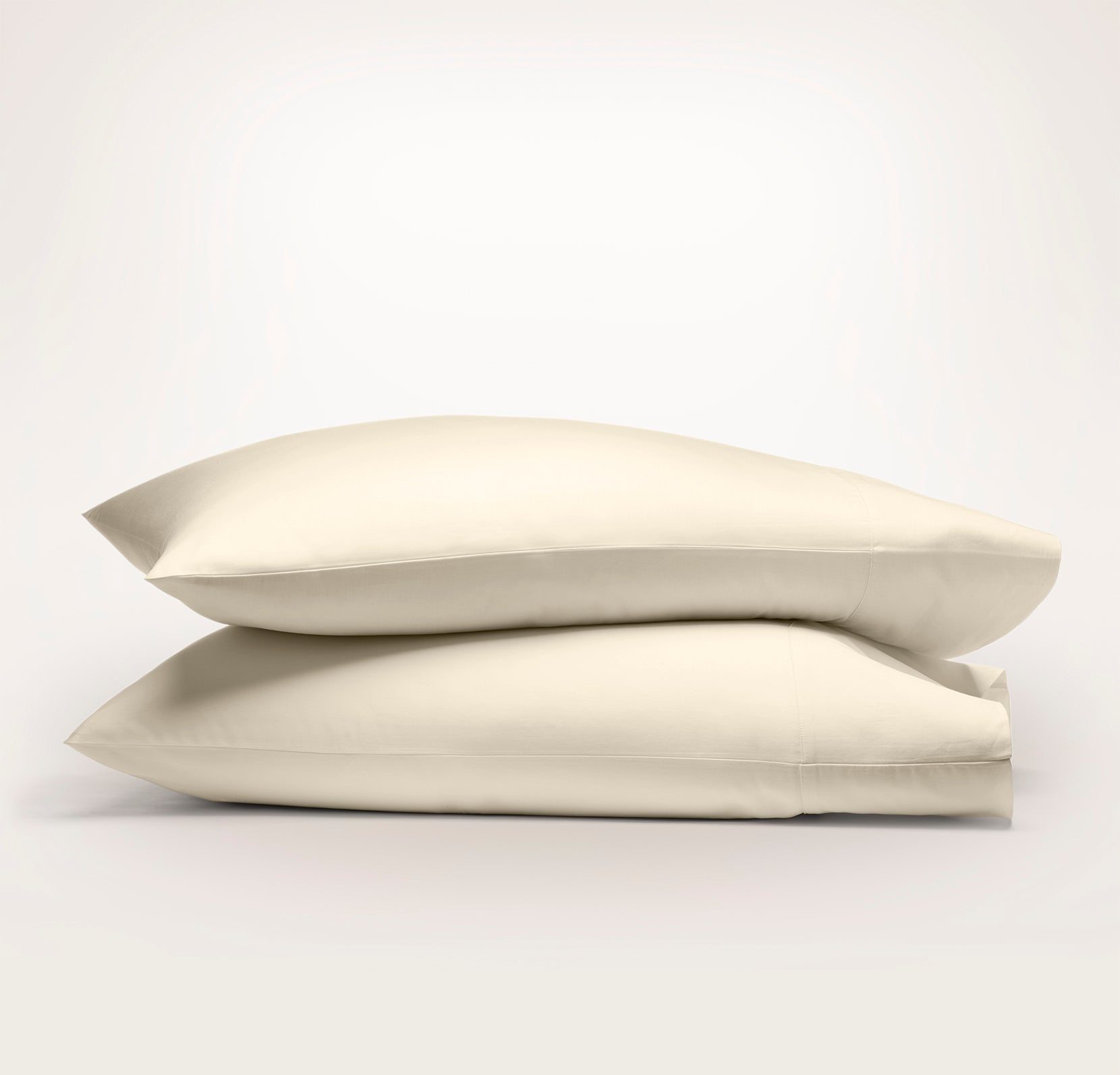 Bollandbranch Signature Hemmed Pillowcase Set - Natural (Personalized)