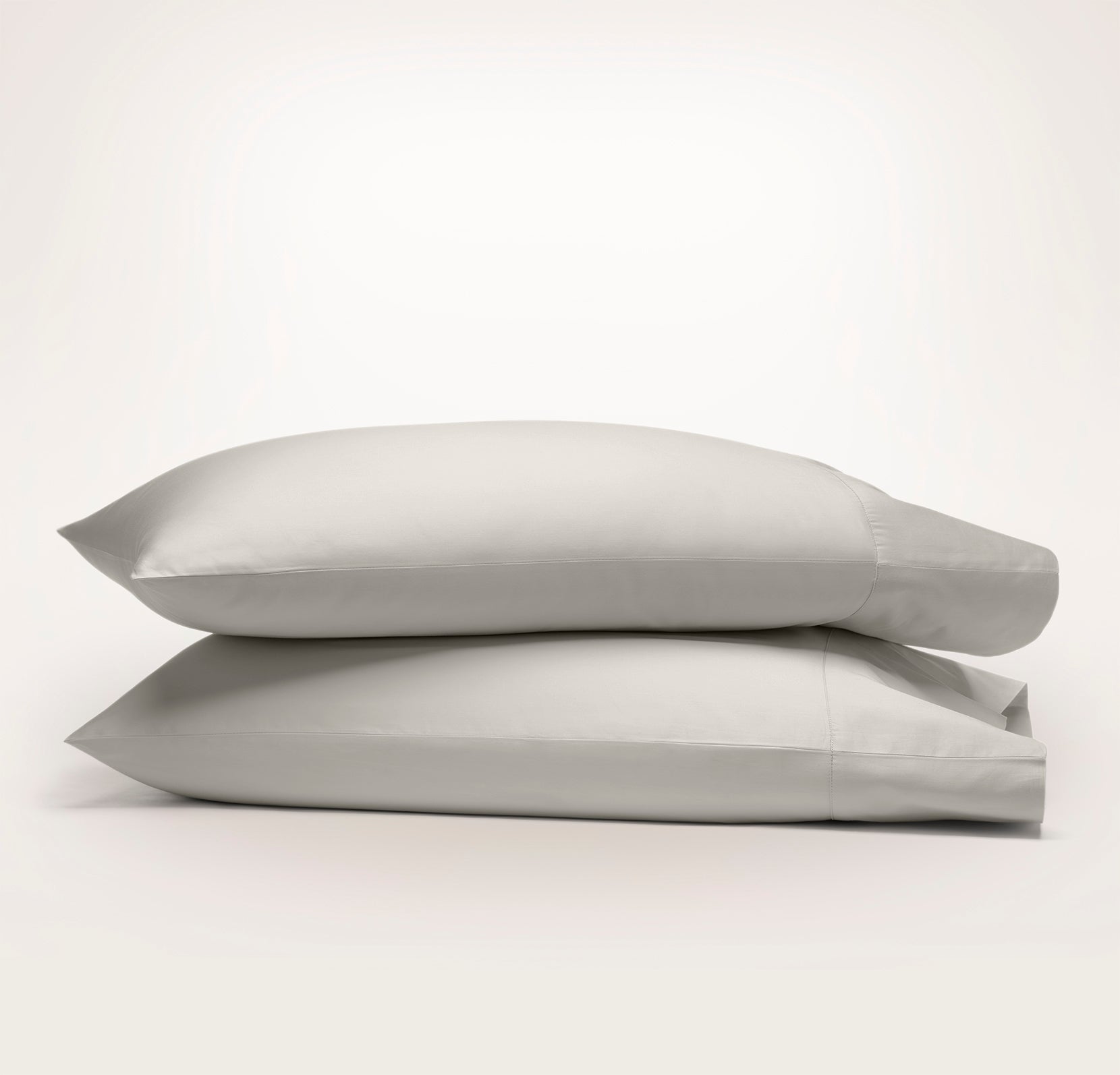 Bollandbranch Signature Hemmed Pillowcase Set - Pewter (Personalized)
