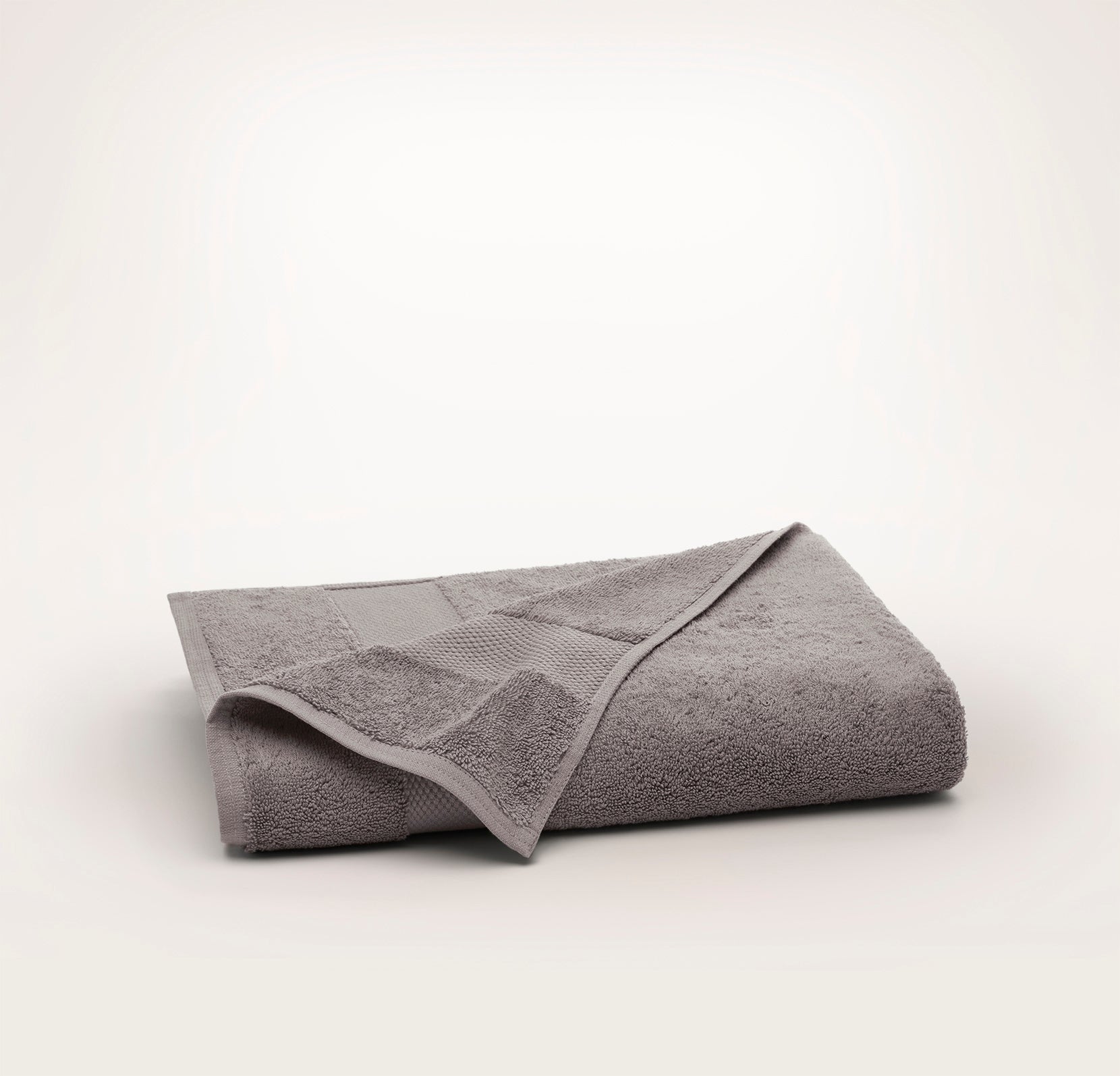 Bollandbranch Plush Bath Towel - Stone (Personalized)