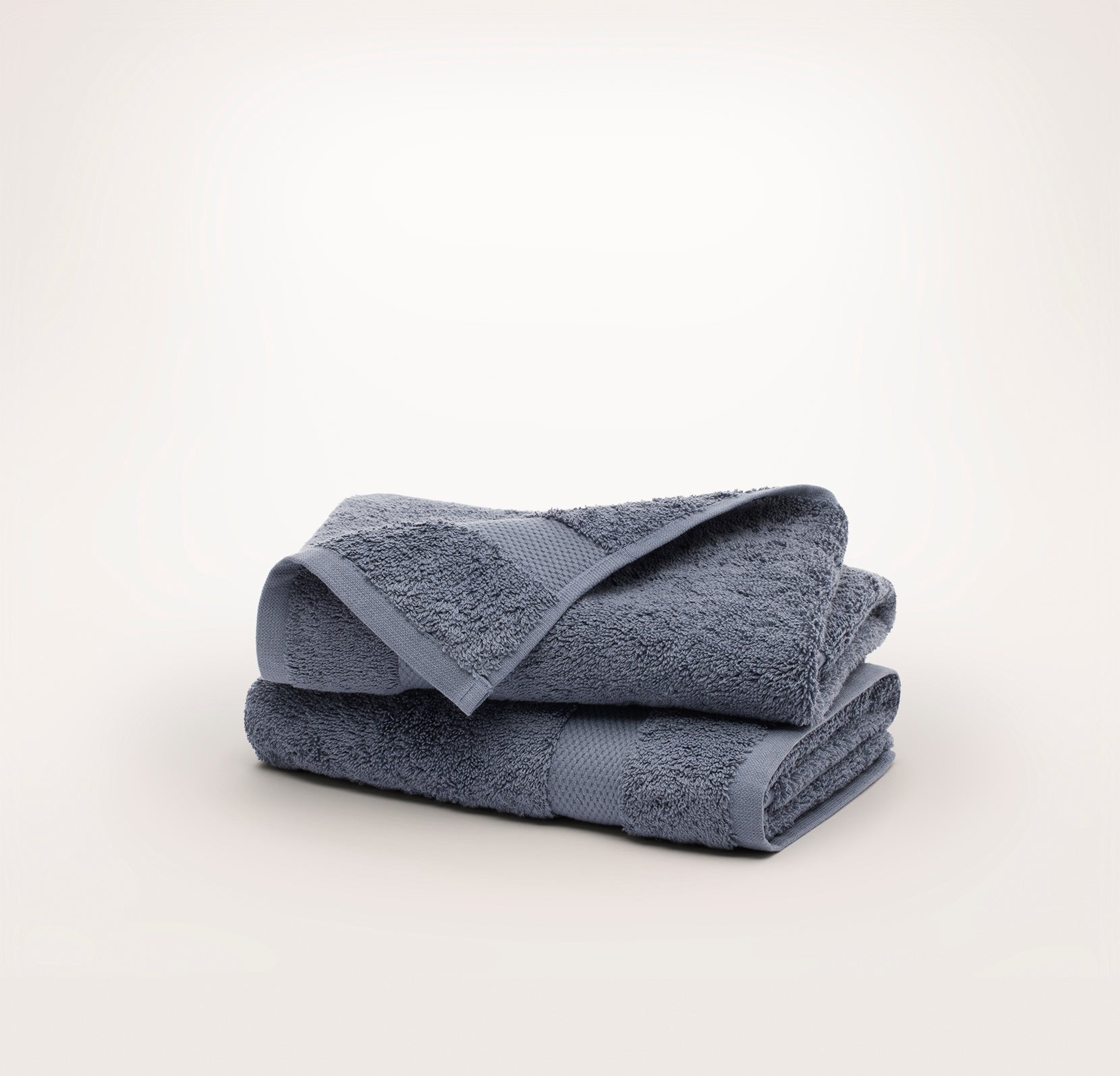 Bollandbranch Plush Hand Towels (Pair) - Mineral (Personalized)