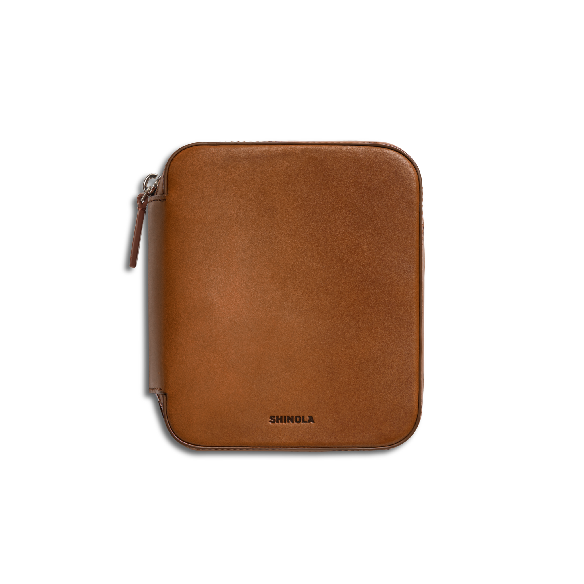 Shinola Four Watch Travel Case - Tan
