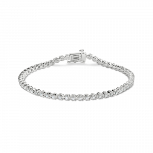Shinola 1 Carat 7" Diamond Tennis Bracelet - White Gold