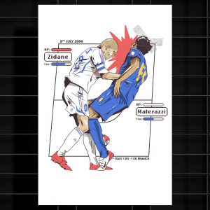 Shop Football Zidane’s Headbutt - Poster