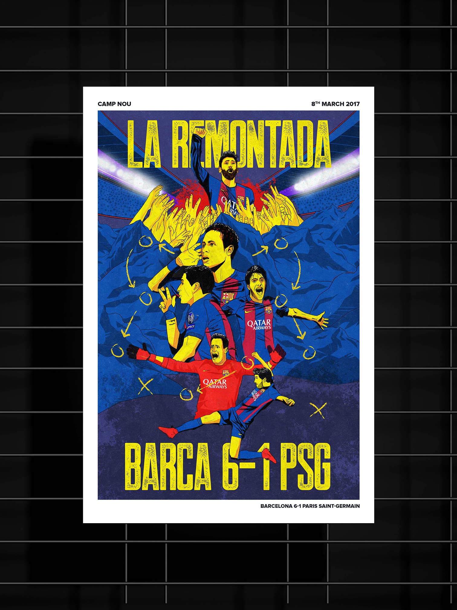 Shop Football La Remontada - Poster