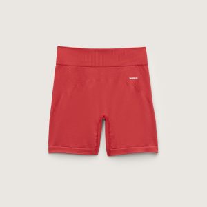 Pangaia Womens Bio-Based Cycle Shorts—Pulse Red