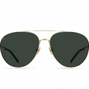 RAEN Serona-Satin Light Gold / Green Polarized-61