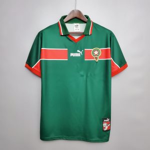 E Jerseys Retro Morocco Home Shirt 1998