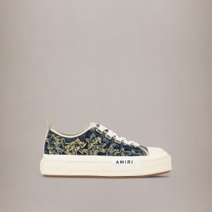 Amiri WOMEN - WOMEN'S DENIM COURT LOW - Blue