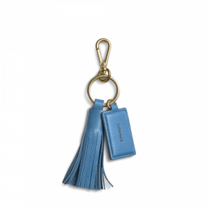 Shinola Leather Tassel Keychain - River