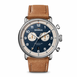 Shinola Canfield C56 Chronograph Watch - Continental Blue