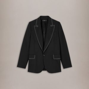 Amiri WESTERN SINGLE BREASTED BLAZER - Black