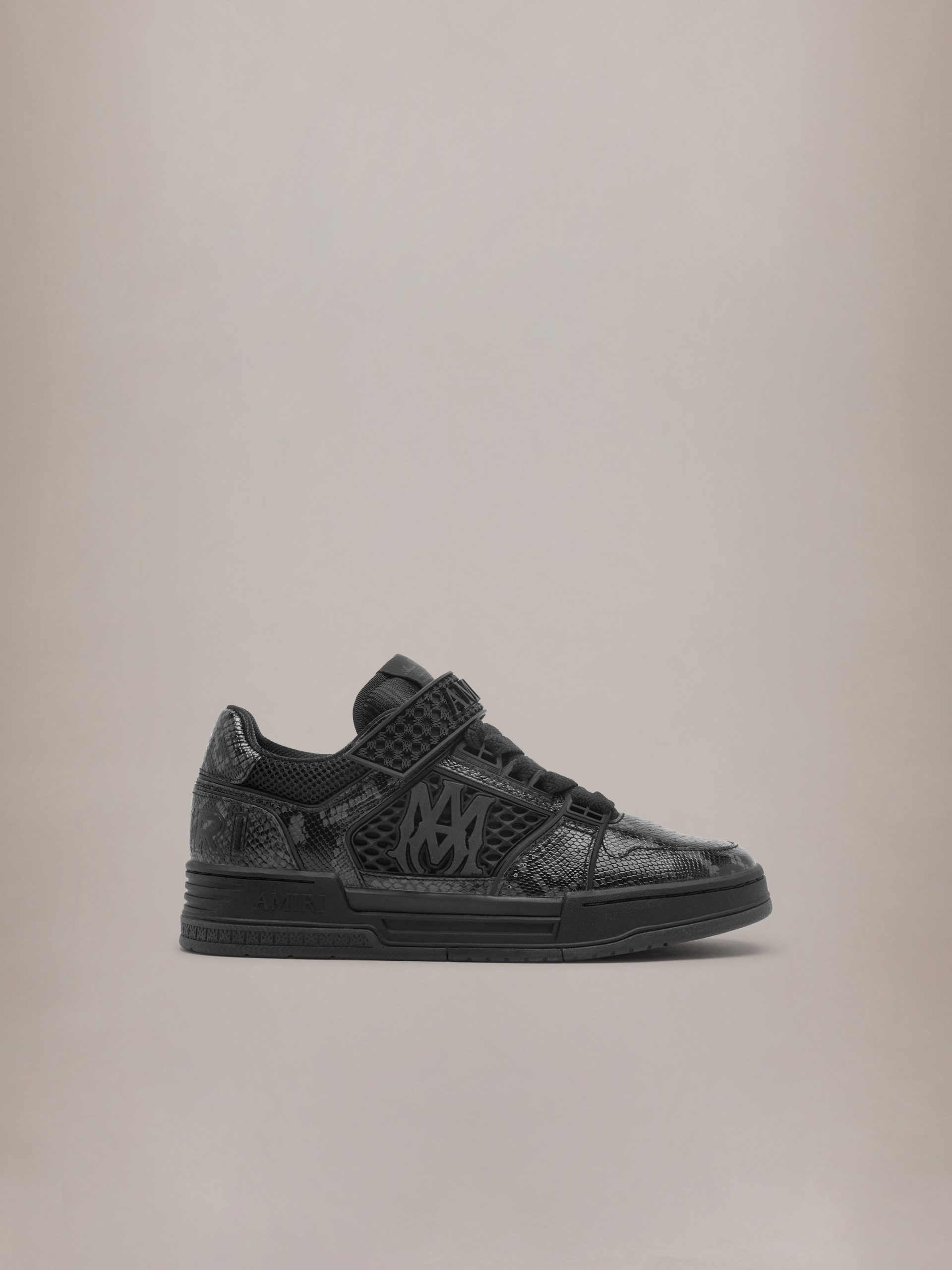 Amiri PYTHON EMBOSSED MA SKYLINE - BLACK