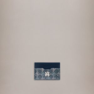 Amiri MA QUAD CANVAS CARD HOLDER - Blue