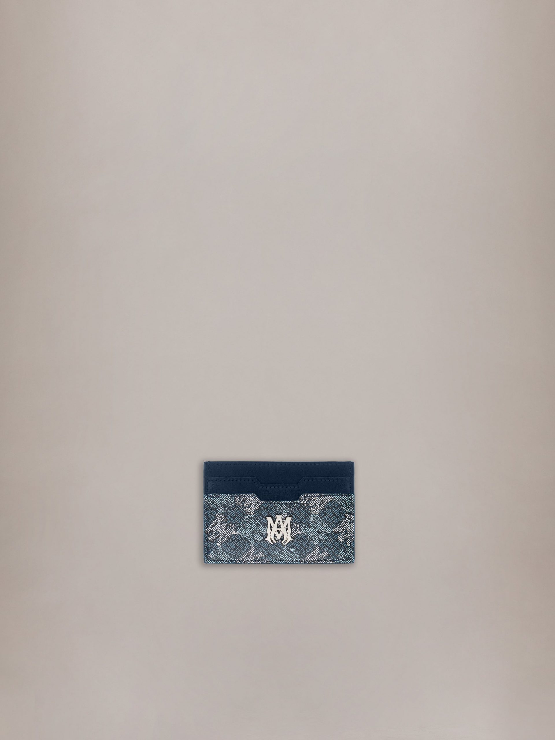 Amiri MA QUAD CANVAS CARD HOLDER - Blue