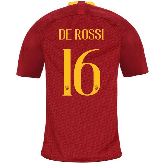 Soccer Point AS Roma De Rossi Home Jersey 2018/19