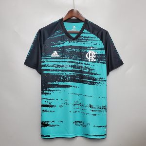 E Jerseys Flamengo Green Black Training 20-21