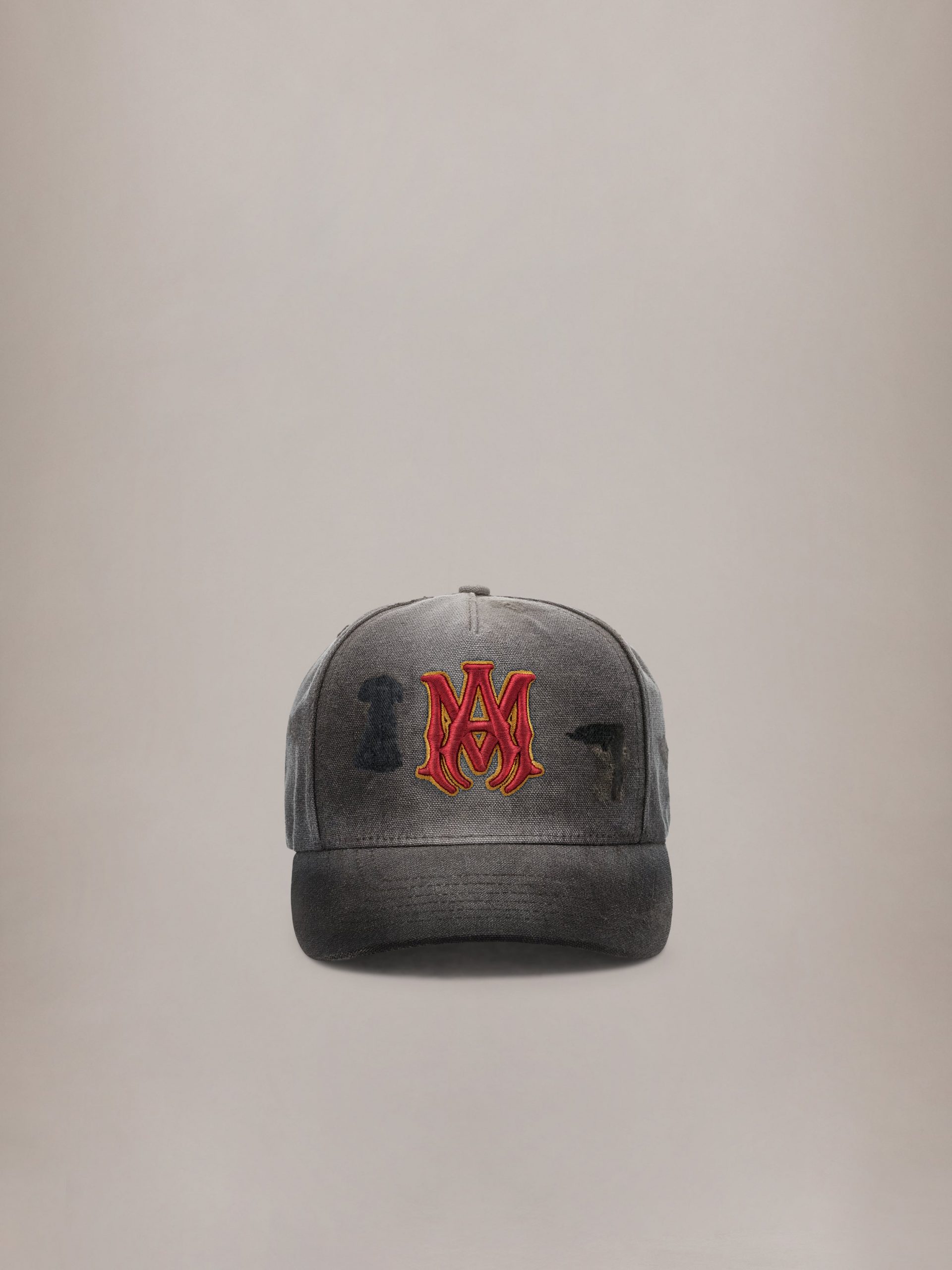 Amiri MA OUTLINE CANVAS HAT - Black