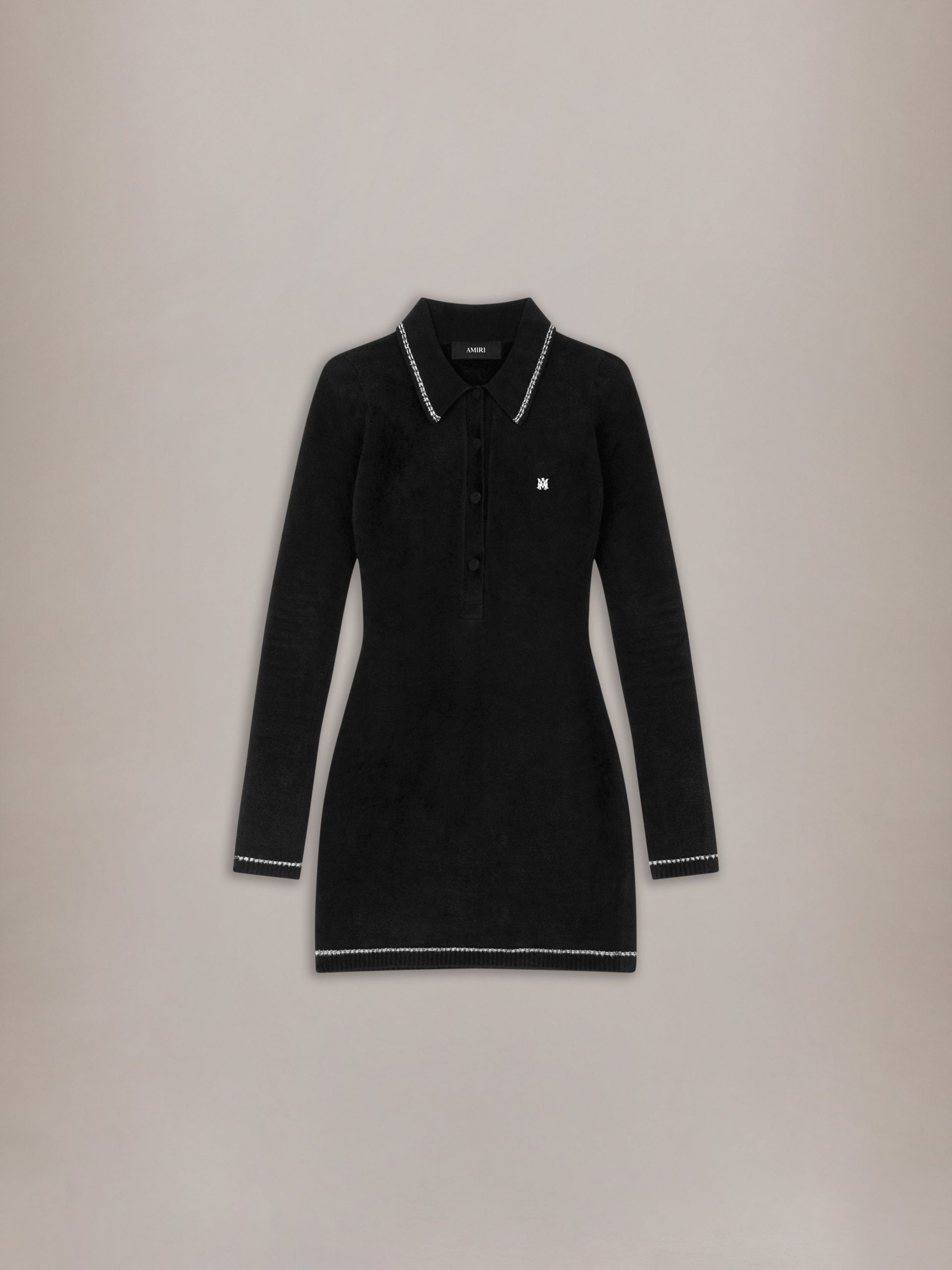 Amiri WOMEN - WOMEN'S MA VELVET KNIT DRESS - Black