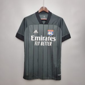 E Jerseys Olympique Lyon Away Shirt 20/21