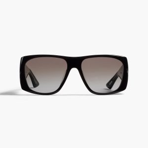 KHAITE x Oliver Peoples 1965C in Black and Soft Tan Gradient