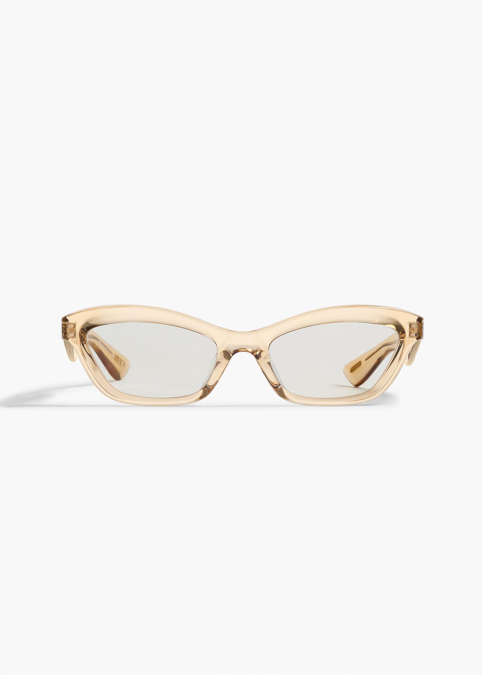 KHAITE x Oliver Peoples 1997C in Champagne and Clear Blue Light Filter