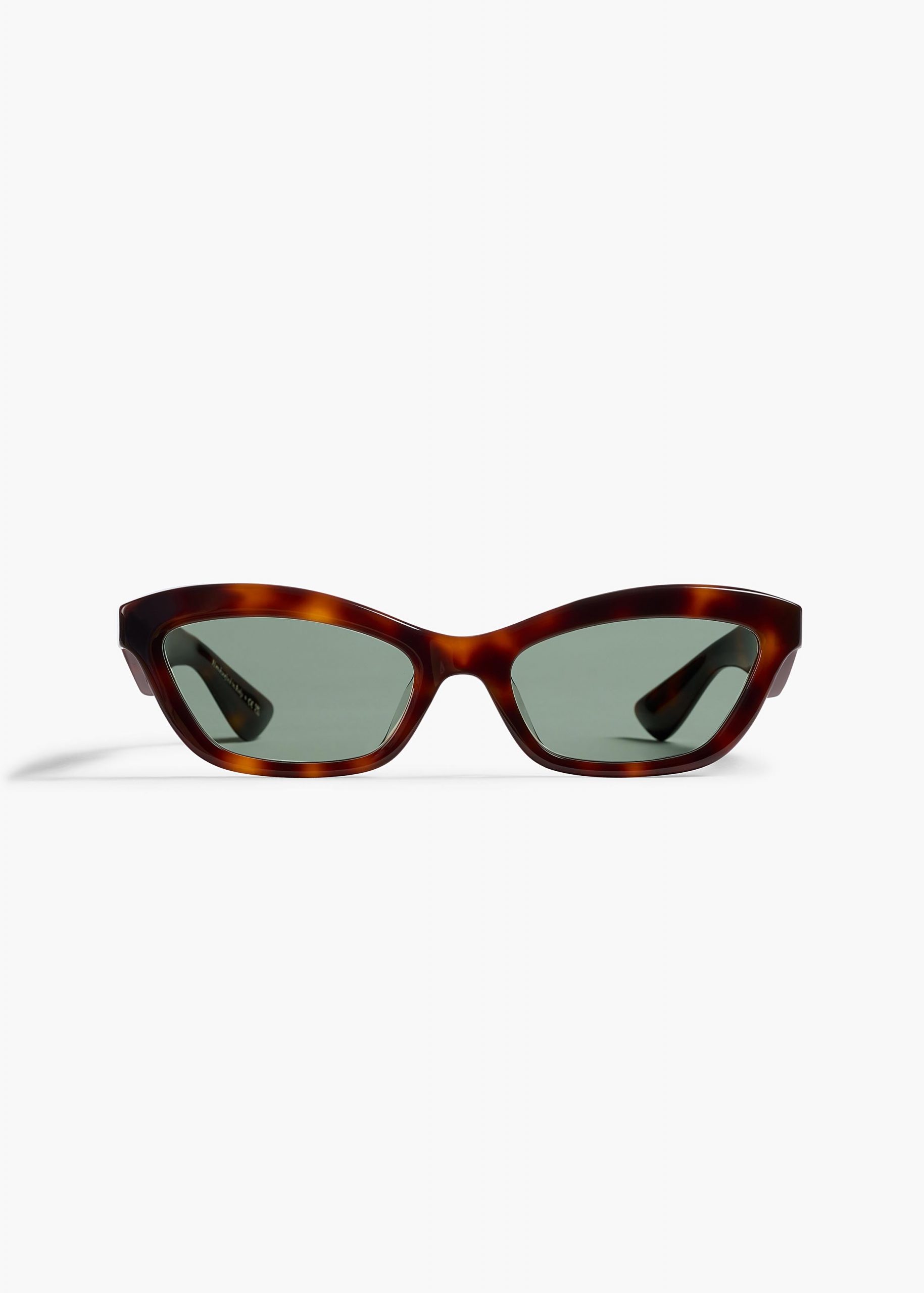 KHAITE x Oliver Peoples 1997C in Dark Mahogany and Green Wash