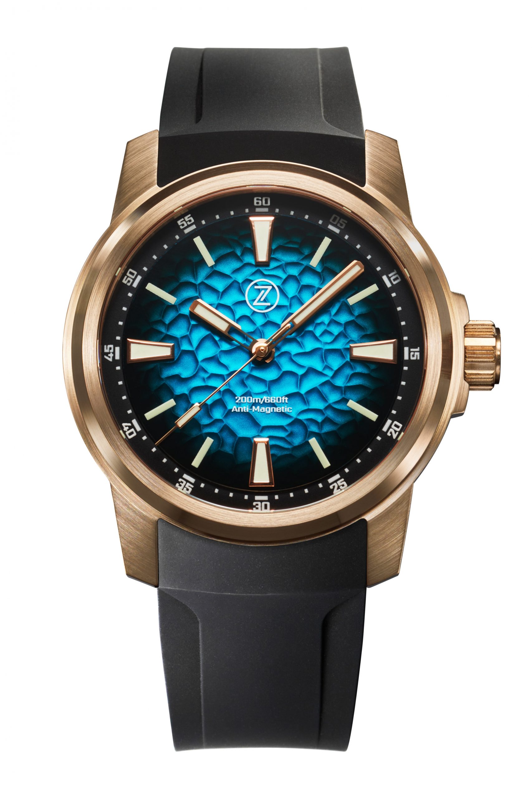 Zelos Aurora Field 42mm Br 'Hammered Teal'