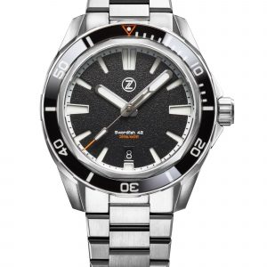 Zelos Swordfish 42mm SS 'Black Sand'