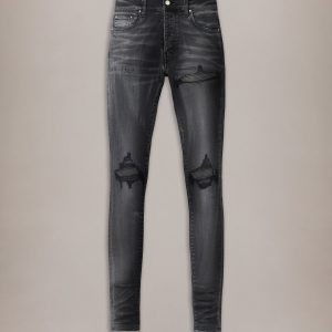 Amiri WAXED MX1 JEAN - Waxed Charcoal