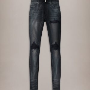 Amiri WAXED MX1 JEAN - Waxed Dusty Black