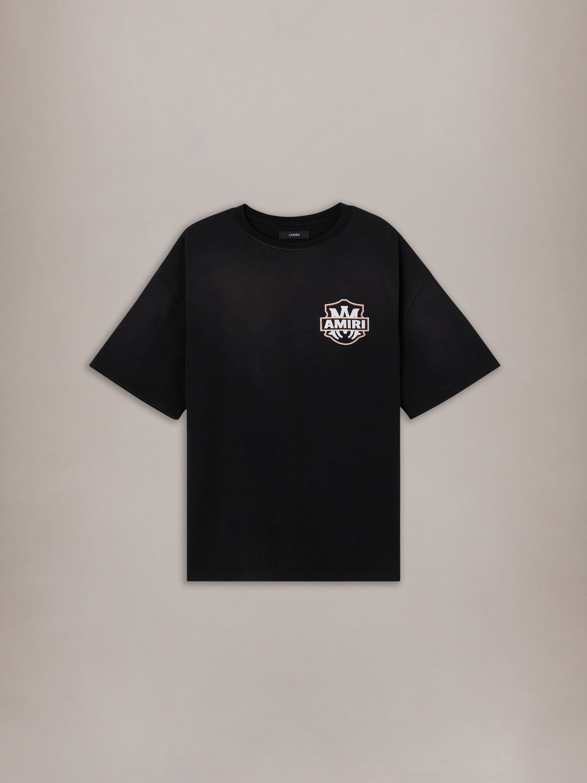 Amiri AMERICAN DREAM CRYSTAL OVERSIZED TEE - Black