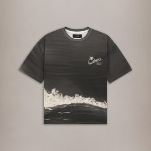 Amiri PALMS OVERSIZED TEE - Black