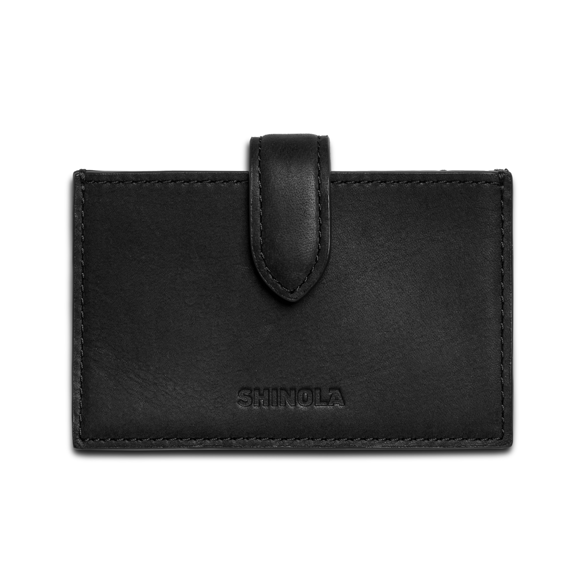 Shinola Accordion Card Case - Black