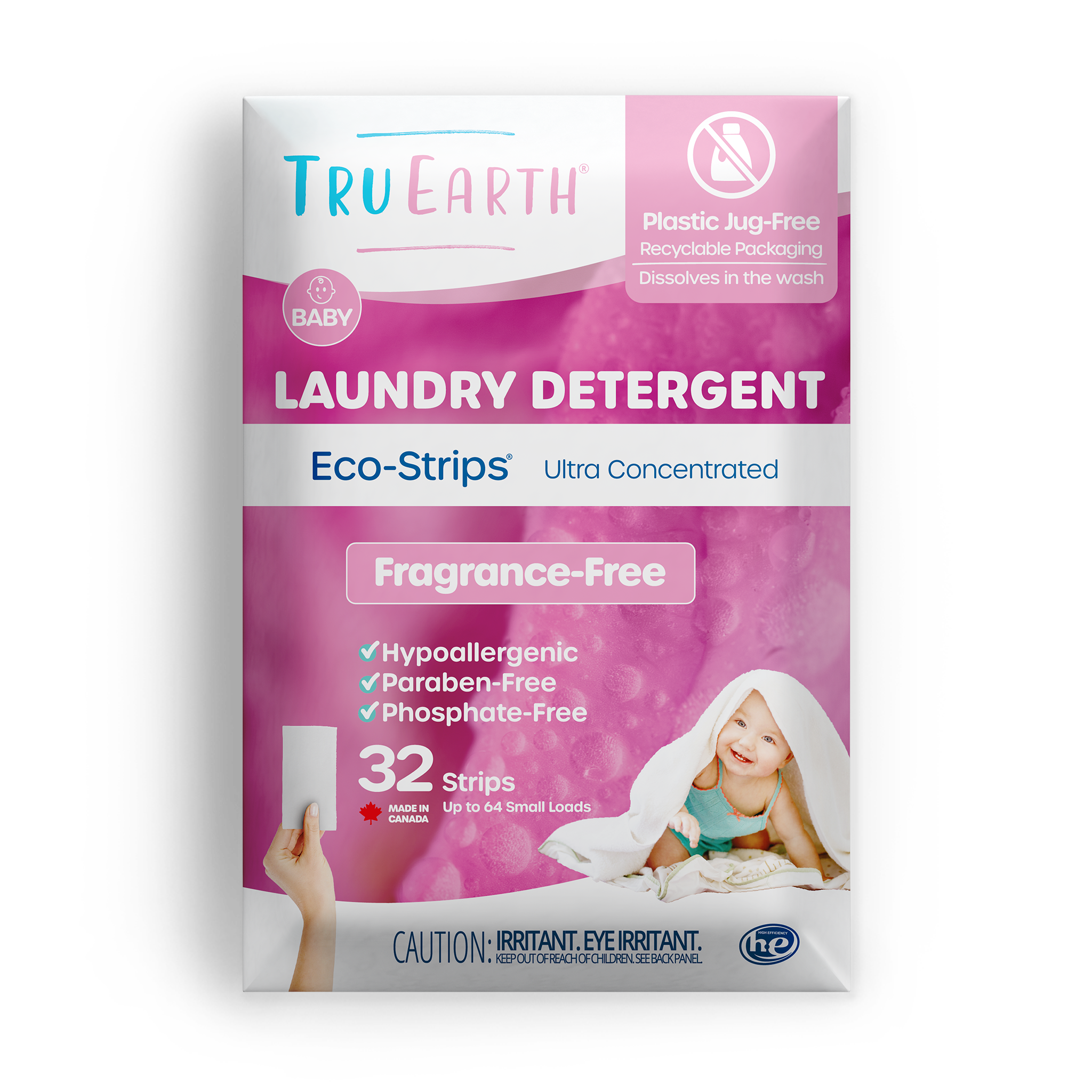 Tru Earth Laundry Detergent - Baby / 32 Strips