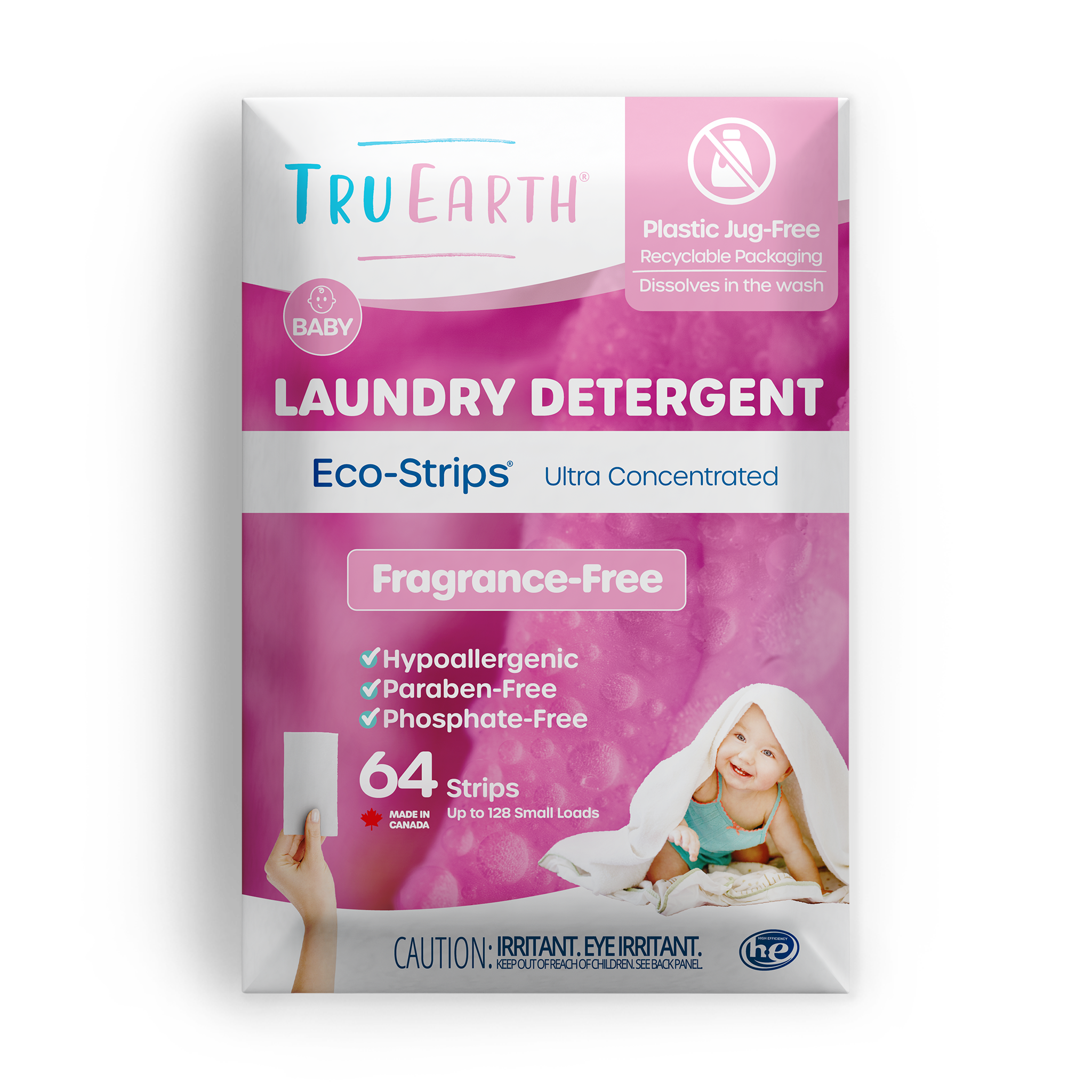 Tru Earth Laundry Detergent - Baby / 64 Strips
