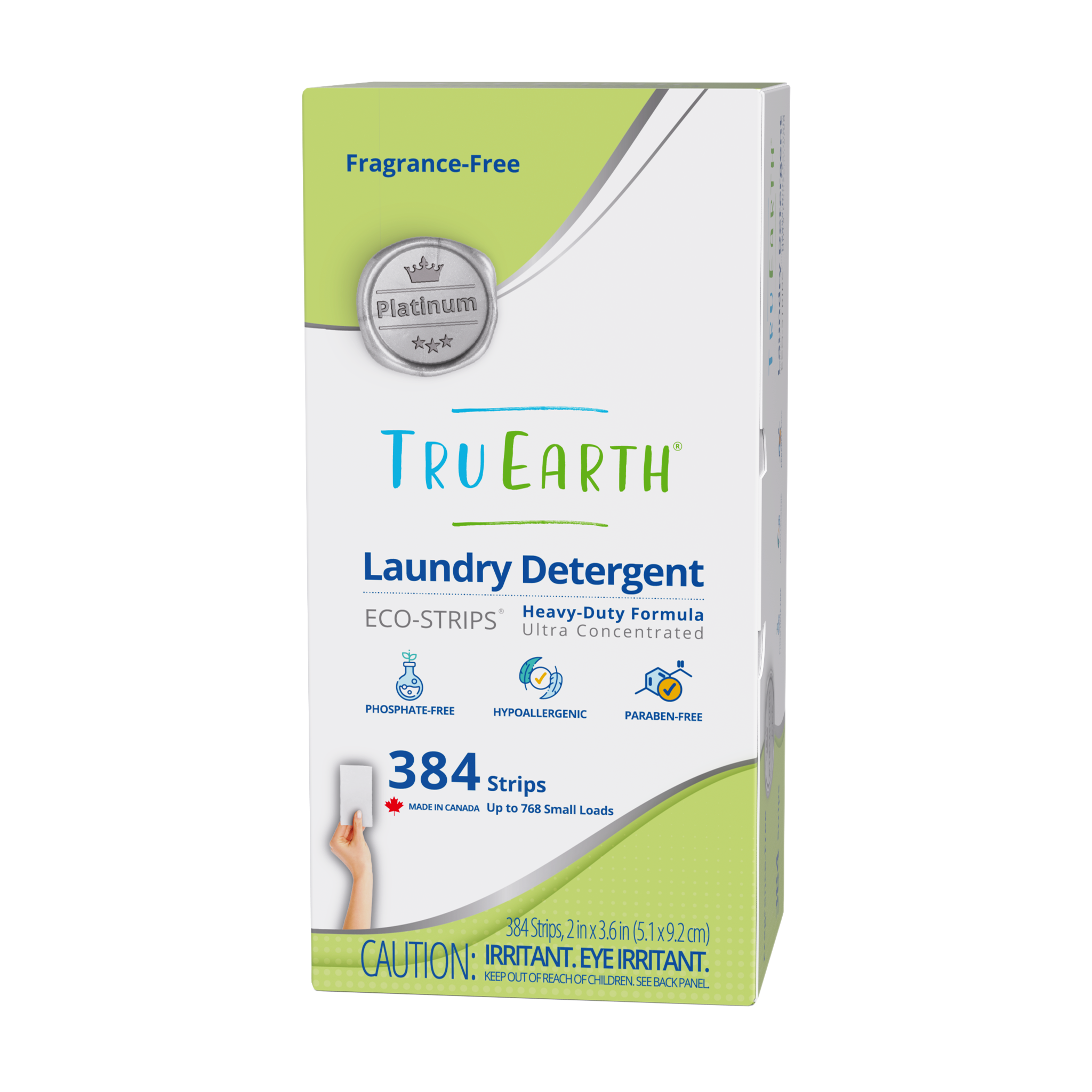 Tru Earth Platinum Laundry Detergent - 384 Strips