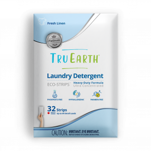 Tru Earth Platinum Laundry Detergent - Fresh Linen / 32 Strips