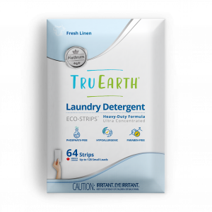 Tru Earth Platinum Laundry Detergent - Fresh Linen / 64 Strips