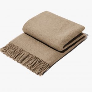 Snowe Merino Wool Fringed Throw (Selling Out Soon)