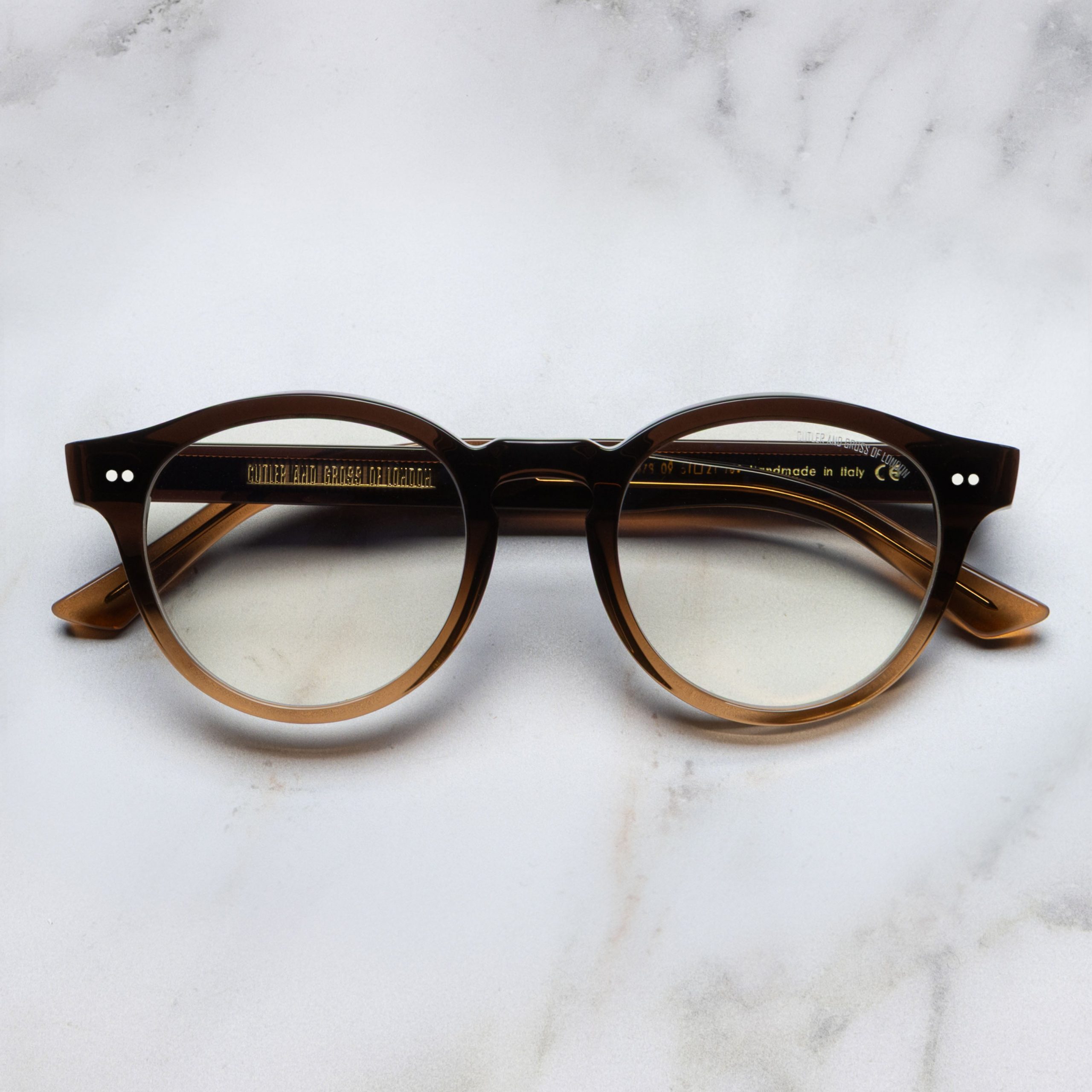 Cutler and Gross 1378 Blue Light Filter Round Opticals