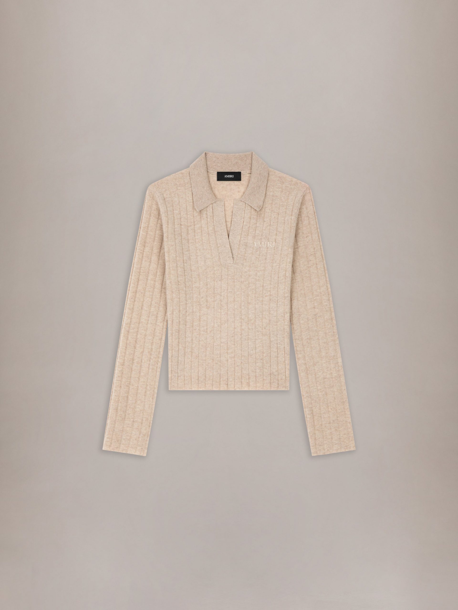 WOMEN - WOMEN'S AMIRI SOFT RIB KNIT POLO - Fossil