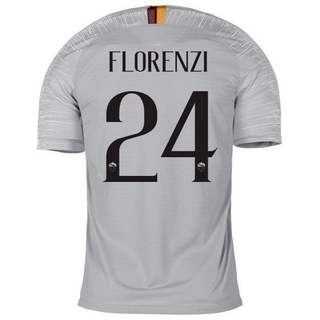 Soccer Jersey Club AS Roma Florenzi Away Jersey 2018/19
