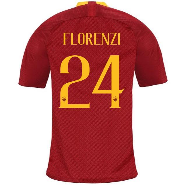 Soccer Jersey Club AS Roma Florenzi Home Jersey 2018/19