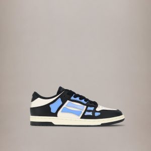 Amiri KIDS- KIDS' SKEL TOP LOW TODDLER - Black Skyline Blue