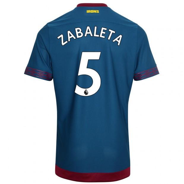 Soccer Jersey Club West Ham Zabaleta Away Jersey 2018/19