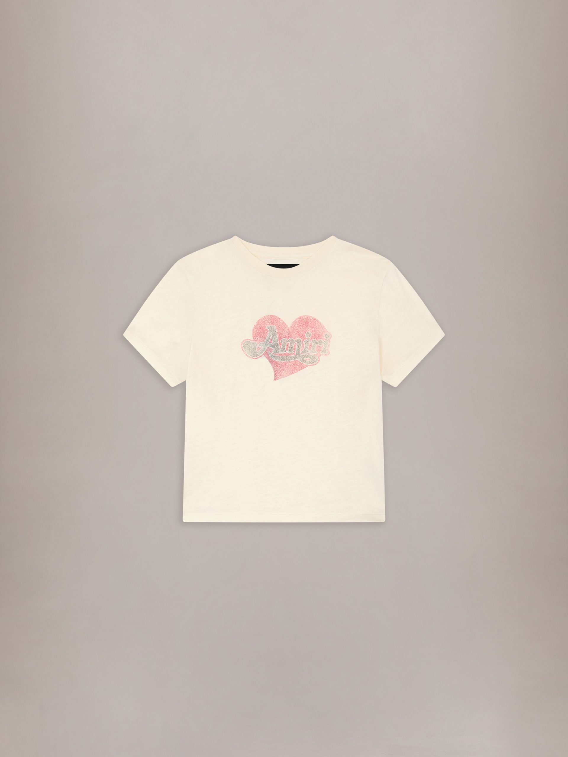 WOMEN - WOMEN'S AMIRI HEART TEE - Alabaster